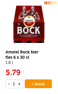 Amstel Bock bier fles 6 x 30 cl