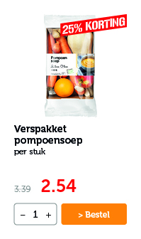 Verspakket pompoensoep