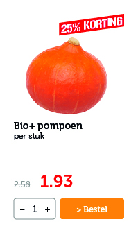 Bio+ pompoen