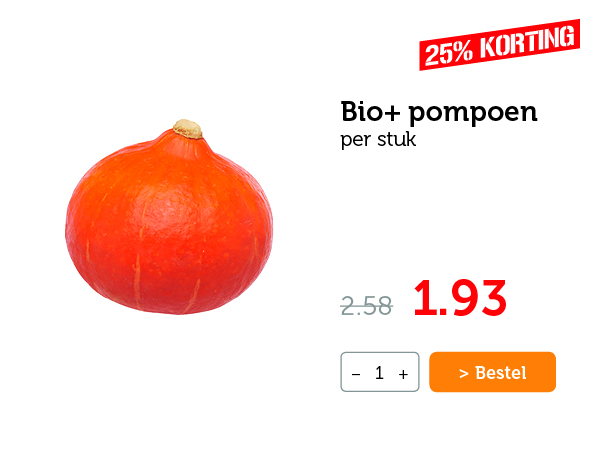 Bio+ pompoen