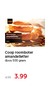 Coop roomboter amandelletter