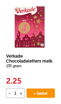 Verkade Chocoladeletters melk