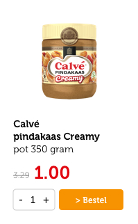 Calvé pindakaas Creamy