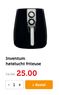 Inventum hetelucht friteuse