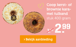 Coop kerst- of brownie karamel | stuk 400 gram | Van 3.49 voor 2.99 | Bekijk aanbieding