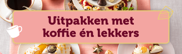 Uitpakken met koffie én lekkers