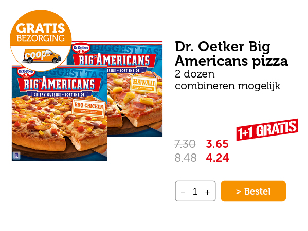 Dr. Oetker Big Americans pizza