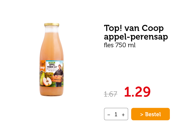 Top! van Coop appel-perensap