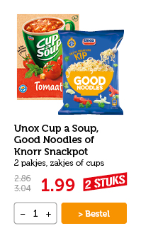 Unox Cup a Soup, Good Noodles of Knorr Snackpot