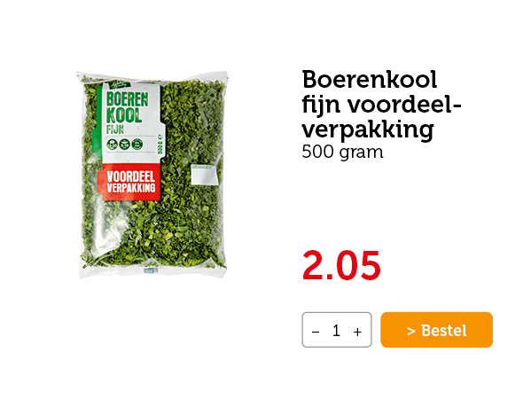 Boerenkool fijn voordeelverpakking