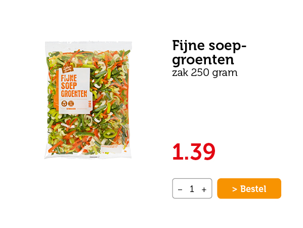 Fijne soepgroenten