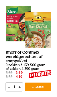 Knorr of Conimex wereldgerechten of soeppakket