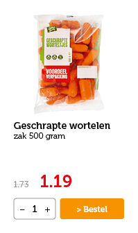 Geschrapte wortelen