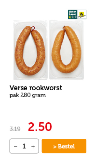 Verse rookworst