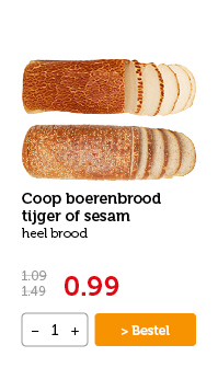 Coop boerenbrood tijger of sesam