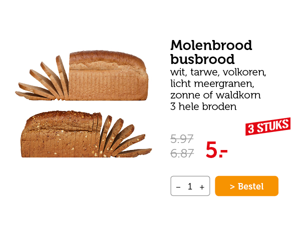 Molenbrood busbrood