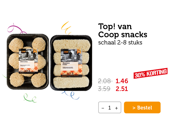 Top! van Coop snacks