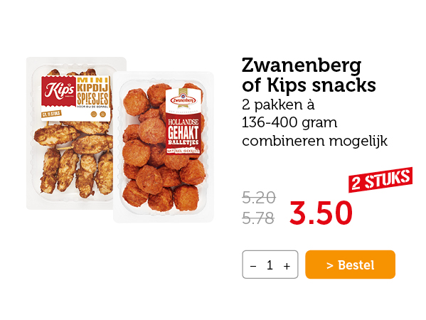 Zwanenberg of Kips snacks