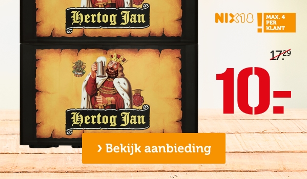 Hertog Jan | krat | van 17.29 voor: 10.- | Bekijk aanbieding