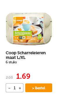 Coop Scharreleieren maat L/XL