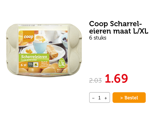 Coop Scharreleieren maat L/XL