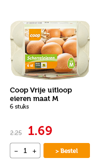 Coop Vrije uitloop eieren maat M