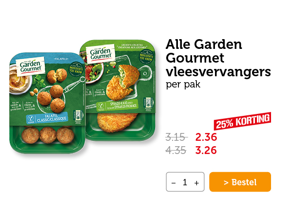 Alle Garden Gourmet vleesvervangers