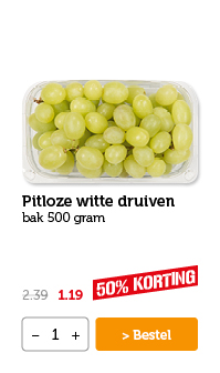 Pitloze witte druiven