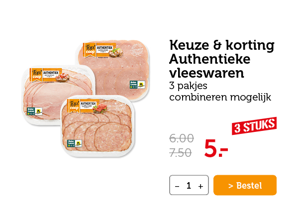 Keuze & korting Authentieke vleeswaren