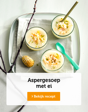 Aspergesoep met ei | Bekijk recept