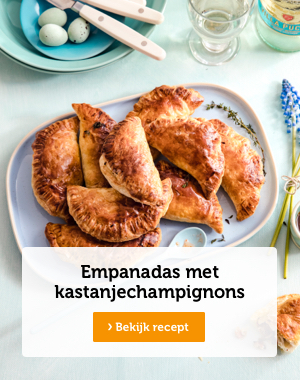 Empanadas met kastanjechampignons | Bekijk recept