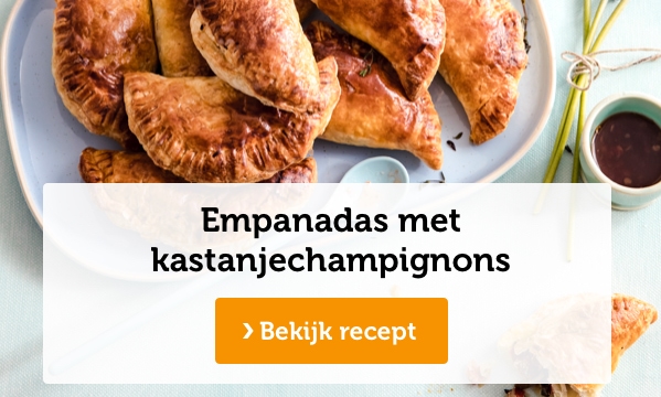 Empanadas met kastanjechampignons | Bekijk recept