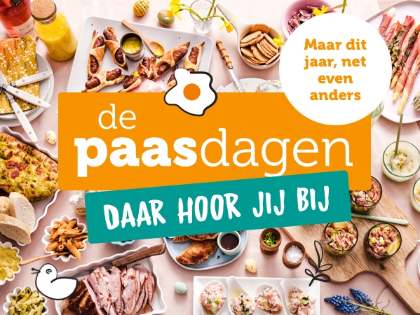 de paasdagen | DAAR HOOR JIJ BIJ | Maar dit jaar, net even anders