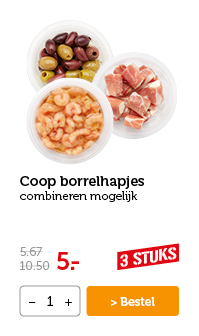 Coop borrelhapjes