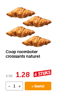 Coop roomboter croissants naturel