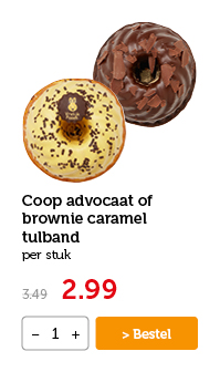 Coop advocaat of brownie caramel tulband