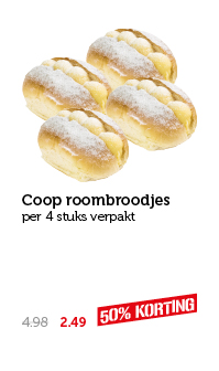 Coop roombroodjes