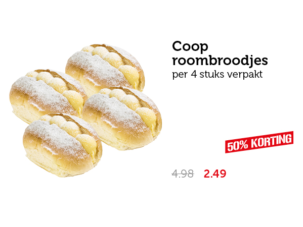 Coop roombroodjes