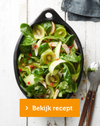 Kiwisalade met kip en komkommer | Bekijk recept