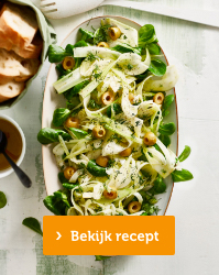 Venkelsalade met groene olijven | Bekijk recept