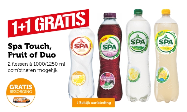 Spa Touch, Fruit of Duo | 1+1 GRATIS | Bekijk aanbieding