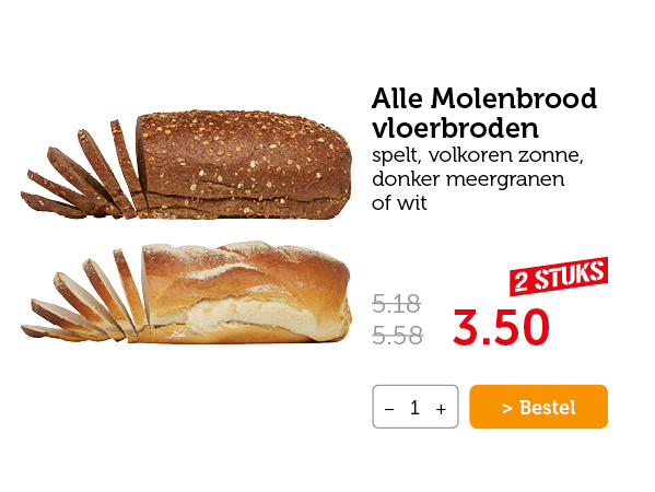 Alle Molenbrood vloerbroden