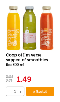 Coop of I'm verse sappen of smoothies