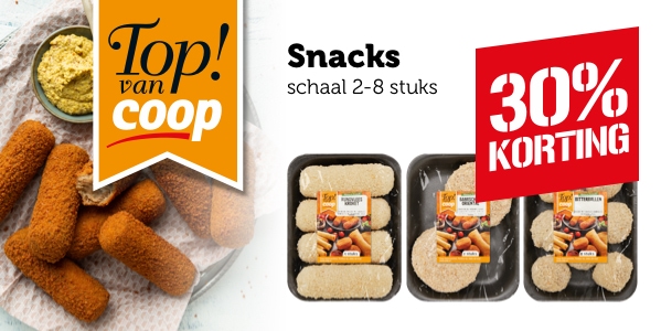 Top! van Coop snacks