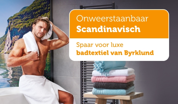 Spaar voor luxe badtextiel van Byrklund