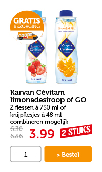 GRATIS BEZORGING | Karvan Cévitam limonadesiroop of GO