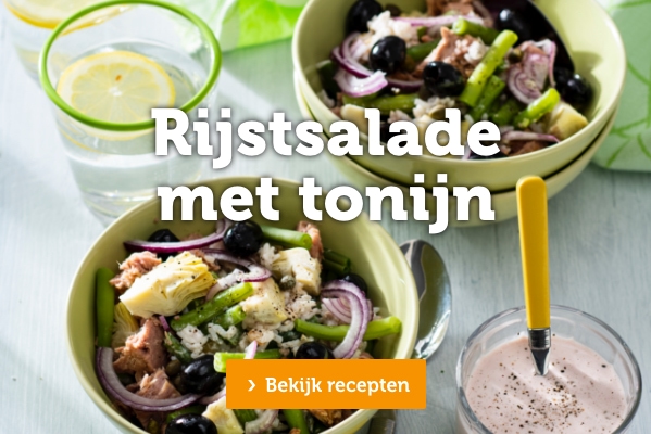 Rijstsalade met tonijn | Bekijk recepten