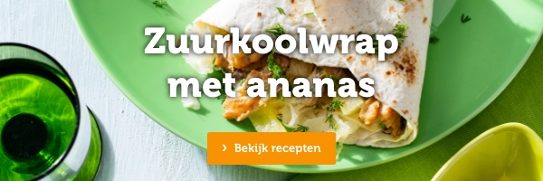 Zuurkoolwrap met ananas | Bekijk recepten