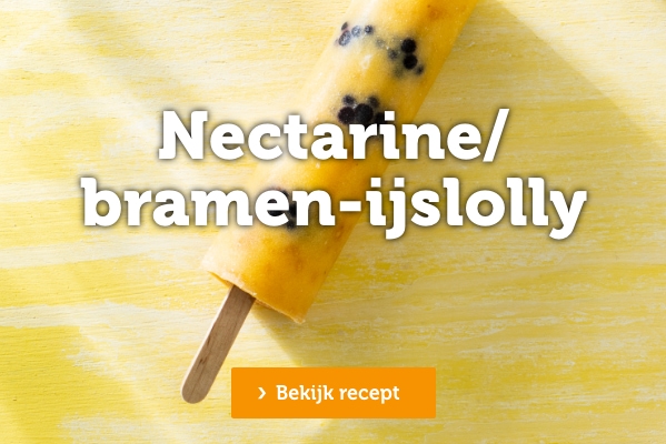 Nectarine/bramen-ijslolly