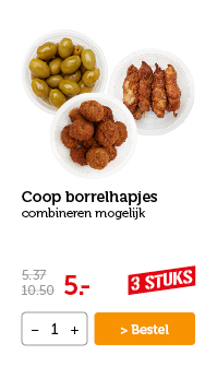 Coop borrelhapjes